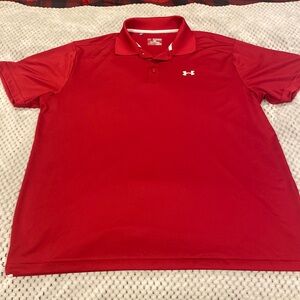 Under Armour dark red performance polo 2XL